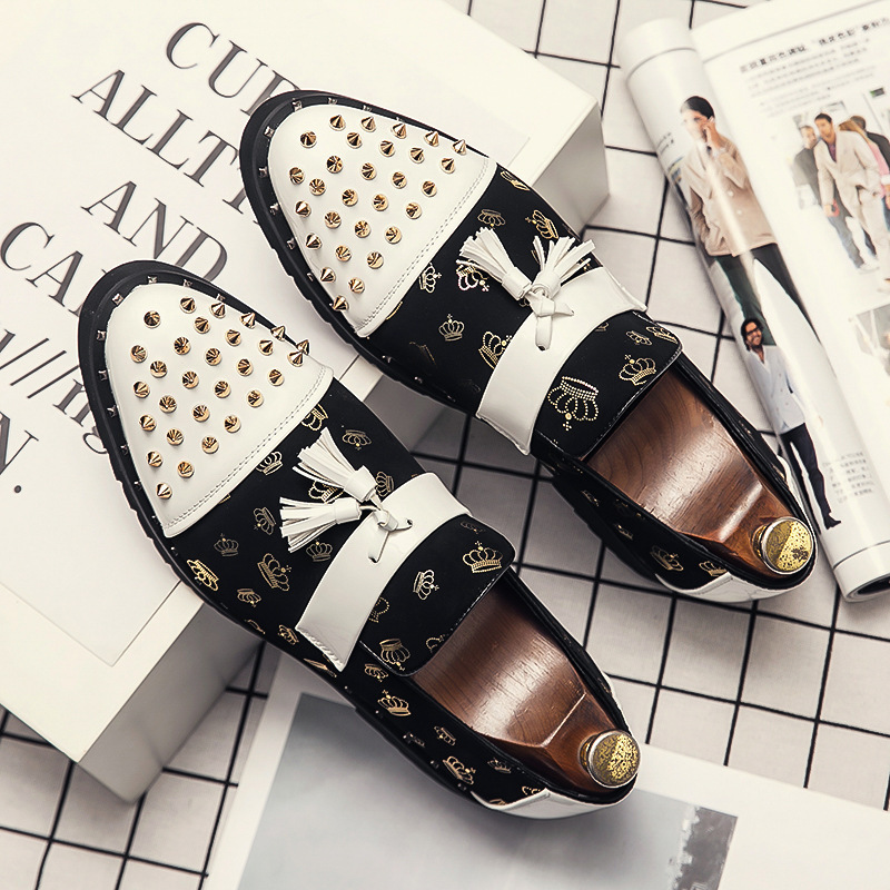 Rivet Personalized Leather Shoes - Image 5