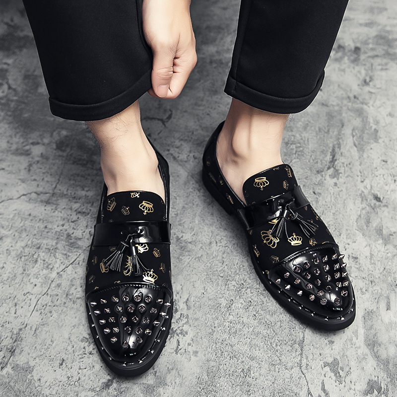 Rivet Personalized Leather Shoes - Image 2
