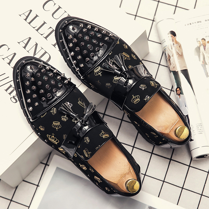Rivet Personalized Leather Shoes - Image 3