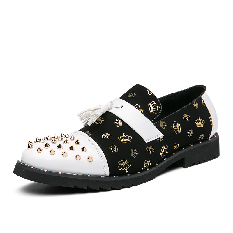 Rivet Personalized Leather Shoes - Image 4